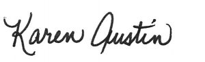 Karen Austin signature