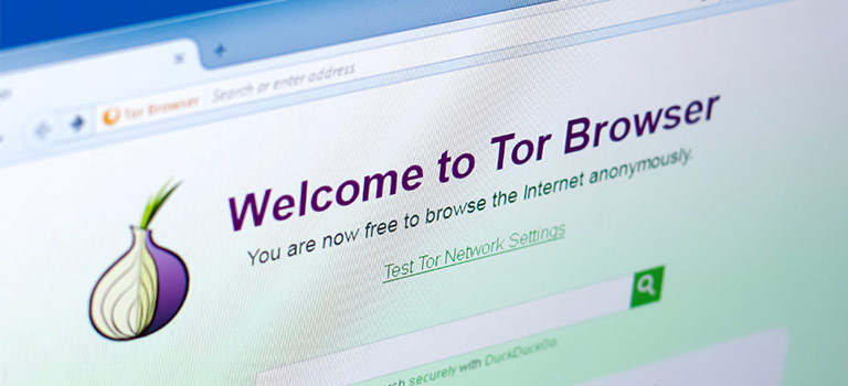Welcome to Tor Browser tab is open