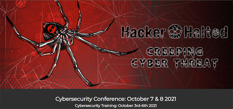 Hacker Halted October 2021 Training Banner