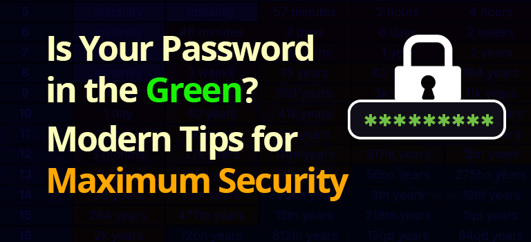 password in the green